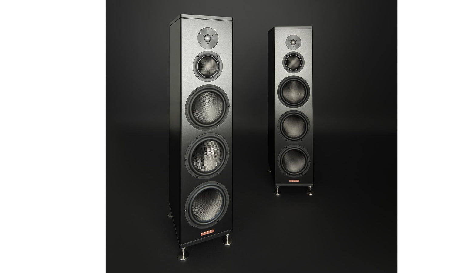 Paire de Haut-parleur A5 Magico - Coloris noir vue de face