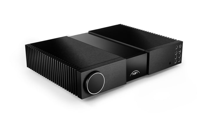 Vue de trois quart profil du préamplificateur naim nac 332