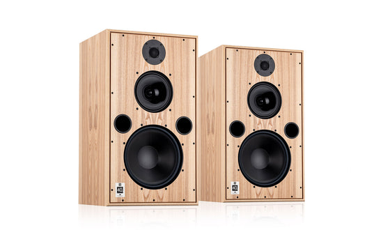 HARBETH ENCEINTES BIBLIOTHÈQUE  / MONITOR 40.3 XD EXOTIC ASH + PIEDS TONTRÄGER