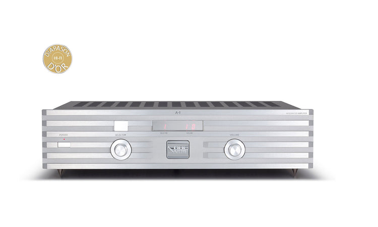 Amplificateur intégré Soulnote A-1 - Vue de face-Coloris gris argent