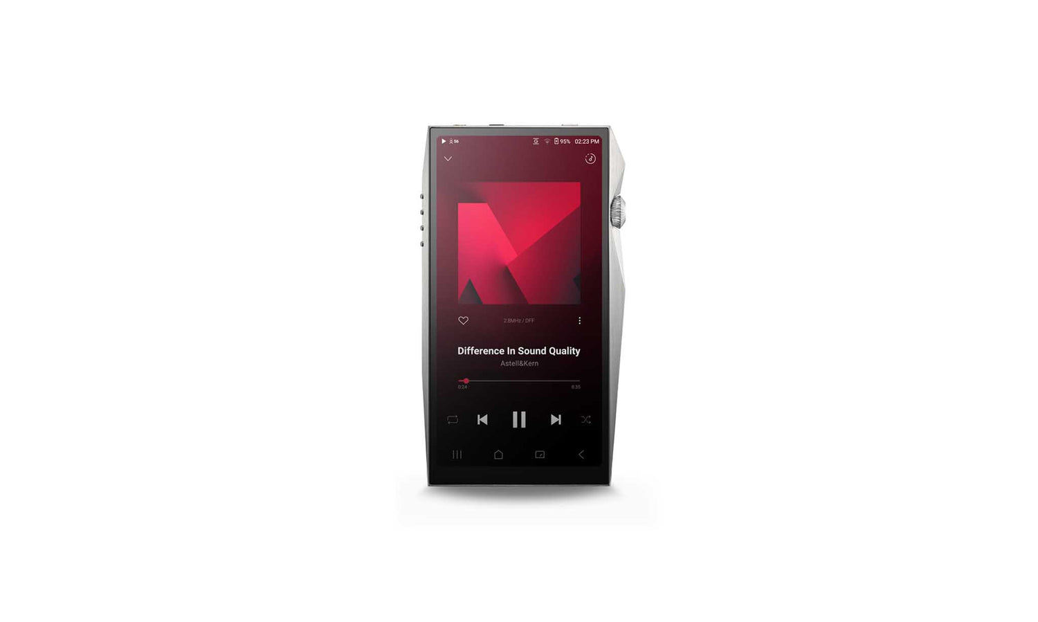 Astell&Kern SP4000T – Baladeur audiophile, vue de face écran 6 pouces 2K