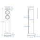 WATERFALL AUDIO NIAGARA XT2 – ENCEINTES COLONNES EN VERRE