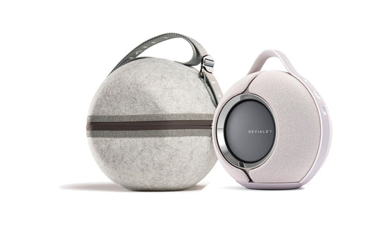 ENCEINTE NOMADE SANS FIL AVEC STATION DE CHARGE DEVIALET / MANIA SUNSET ROSE