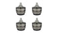 ISOACOUSTICS GAIA I / PIEDS DE DÉCOUPLAGE - LOT DE 4