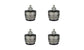 ISOACOUSTICS GAIA II / PIEDS DE DÉCOUPLAGE - LOT DE 4