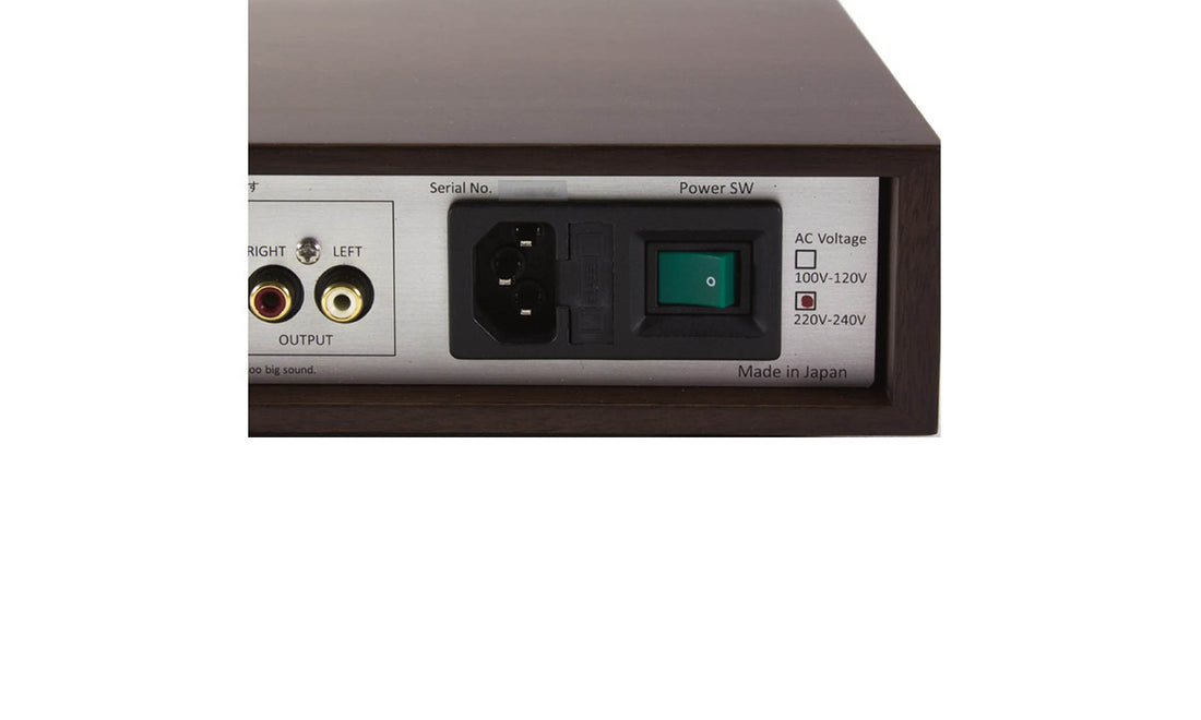 Préampli Phono Sasuori - Compact Métal - Entrée/sortie RCA - Alimentation 12V - Pour Platine Vinyle