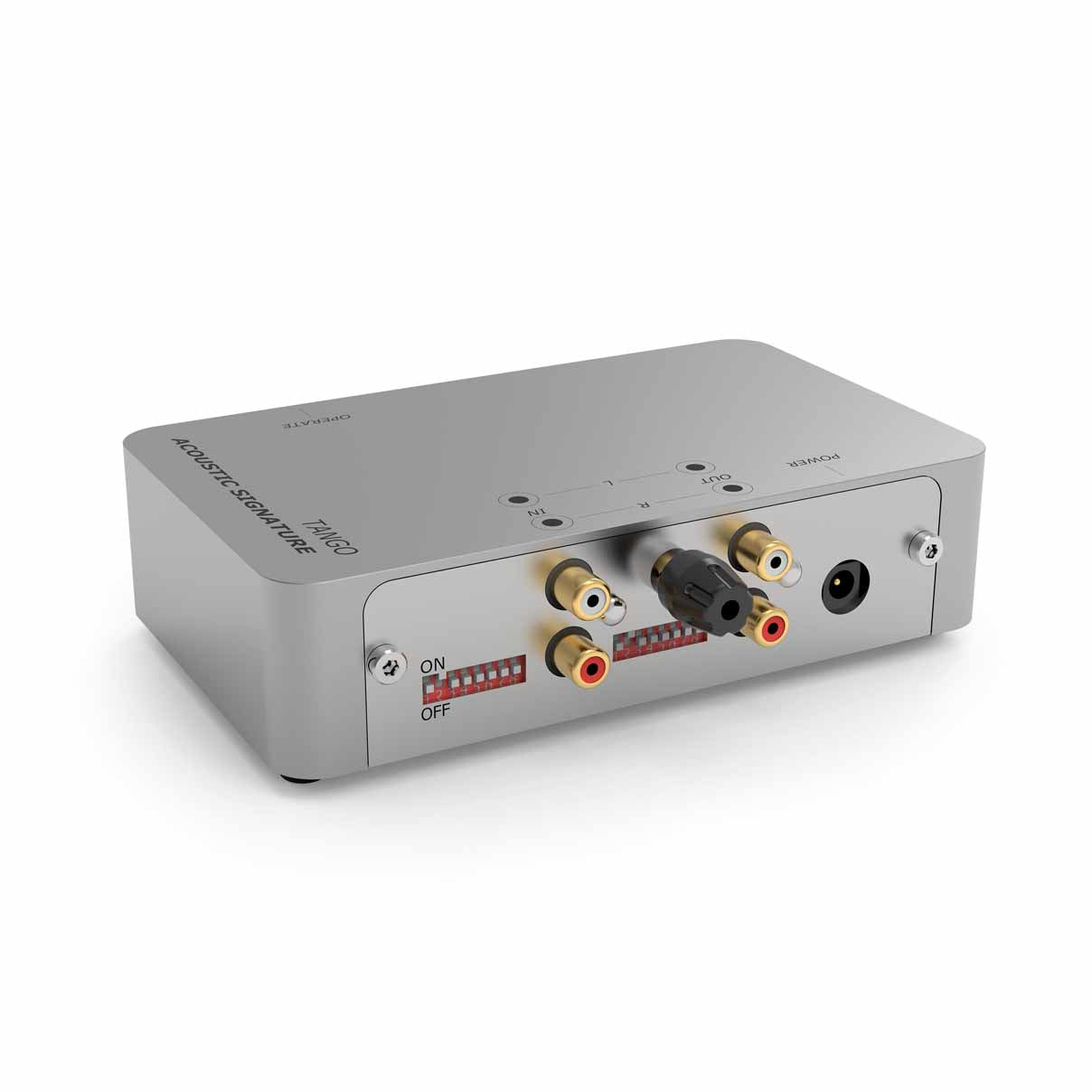 Acoustic Signature Tango MK3 – préampli phono avec alimentation externe, RIAA précise et réglages de gain