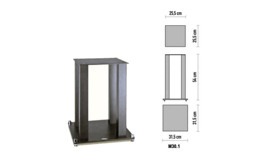 MUSIC TOOLS PIEDS POUR ENCEINTES BIBLIOTHÈQUE / CLASSIC SPEAKER STAND