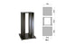 MUSIC TOOLS PIEDS POUR ENCEINTES BIBLIOTHÈQUE / CLASSIC SPEAKER STAND
